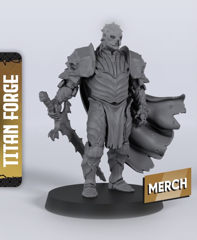 The Silent One - With Free Dragon - 5e DnD Inspired for RPG and Wargamers 3d model
