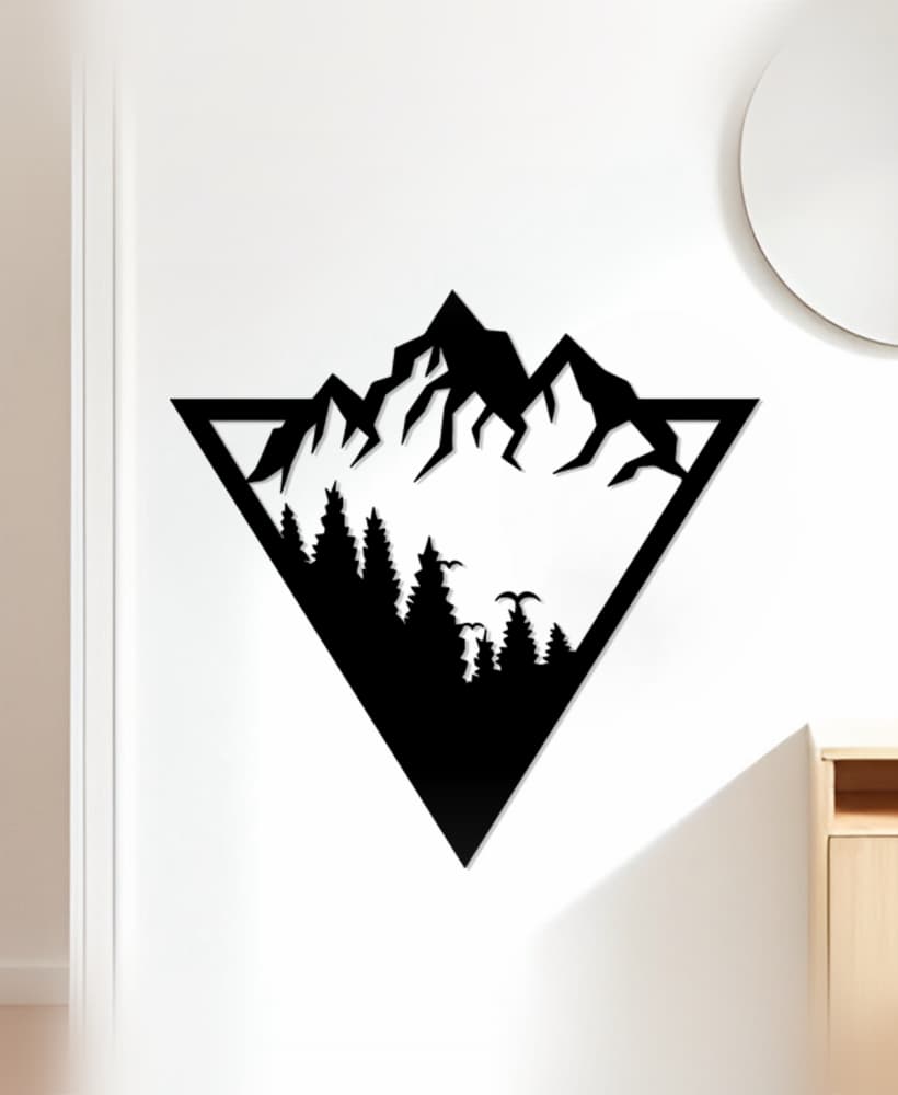 Mountain Wall Art, Wall Decor, Home Decor 3d model