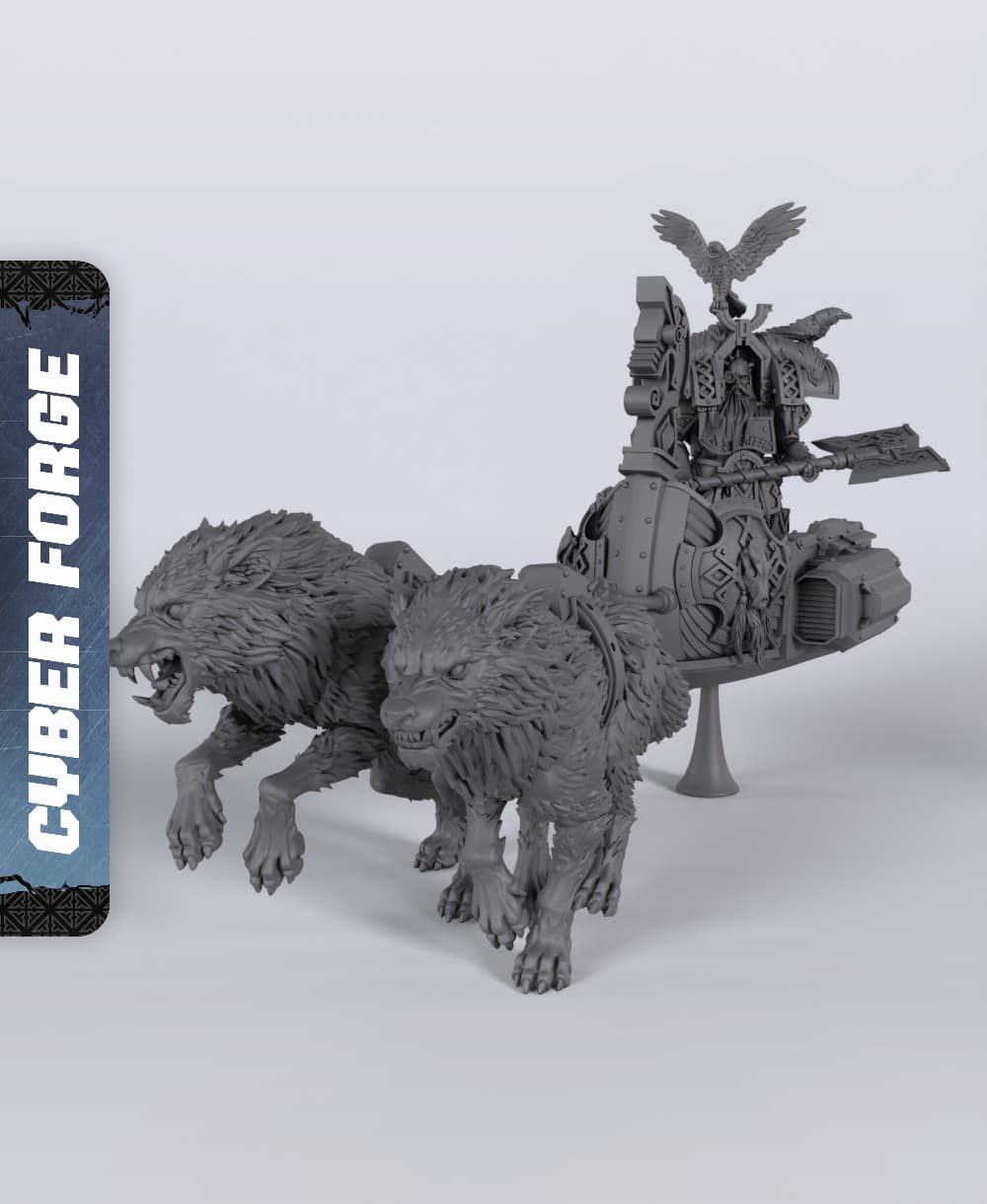 Odin - With Free Cyberpunk - Sci-Fi Gift Ideas for RPG and Wargamers 3d model