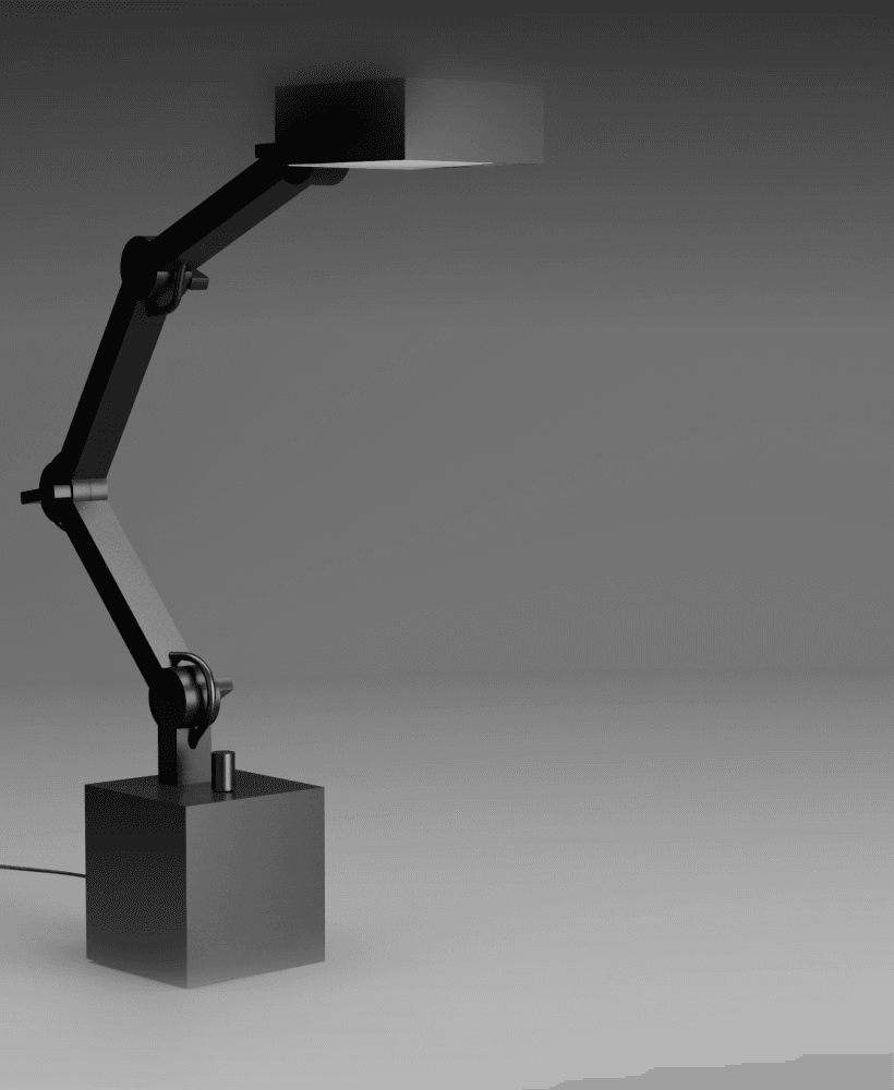 AXIS Desktop LED USB-C Lamp 3d model