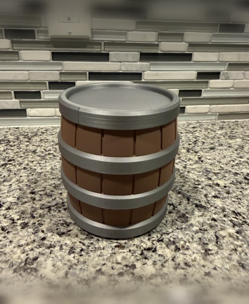 Barrel Deck Box 3d model
