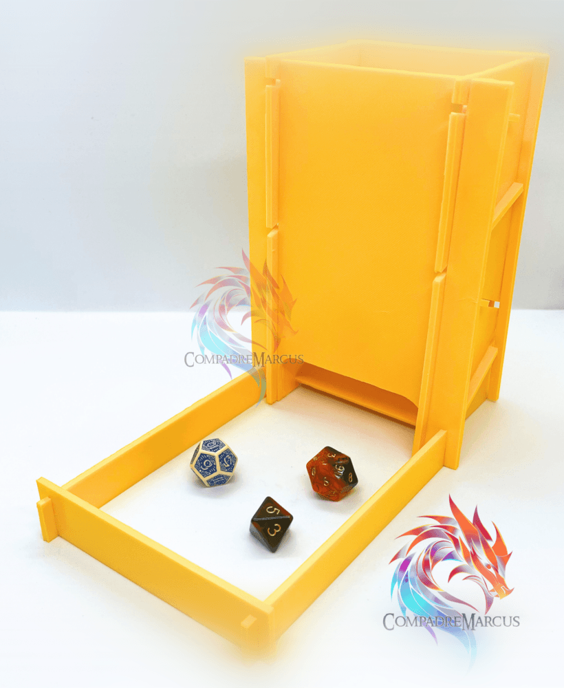 Detachable dice tower / no supports / 3mf included 3d model