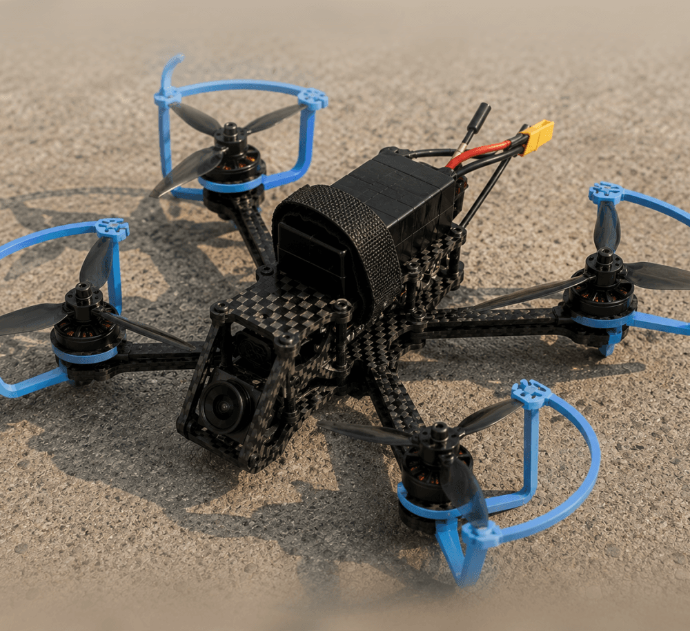 FPV Drone Propeller Guard | Lightweight Motor Mount Protector | 3D Printable STL 3d model
