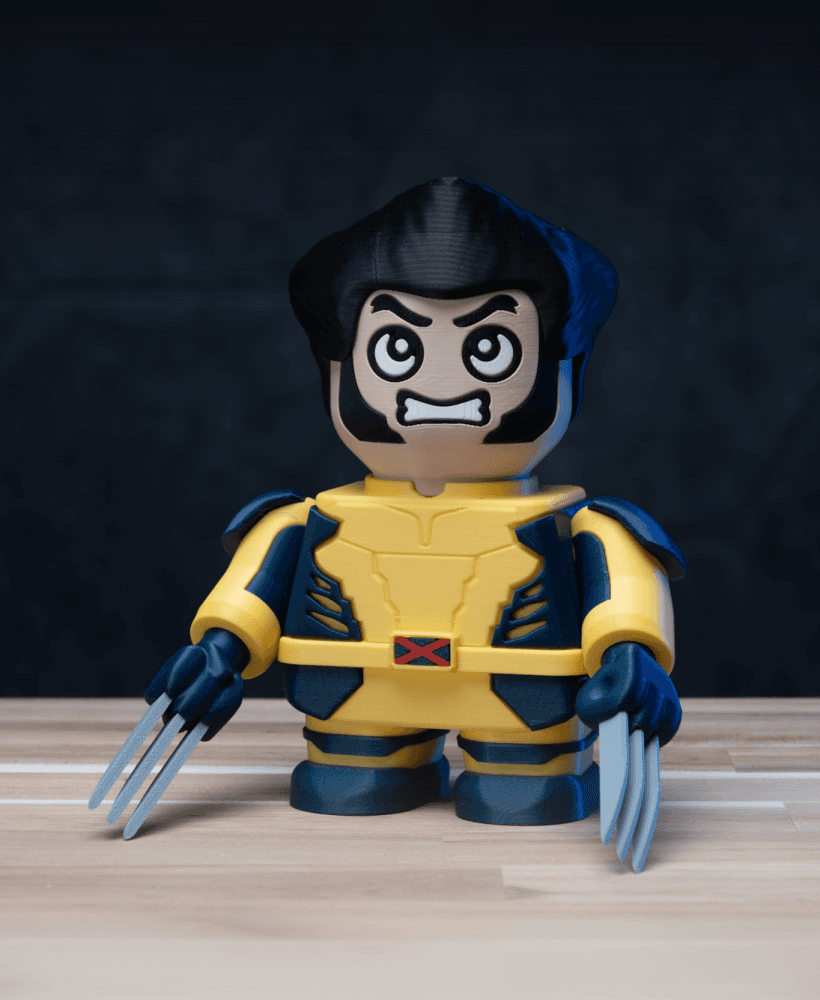 Chunkerine - Wolverine Marvel Kit | No Supports, No AMS, No Glue 3d model