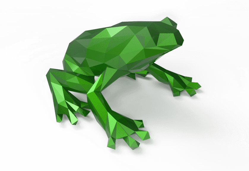 Low Poly Frog 3d model
