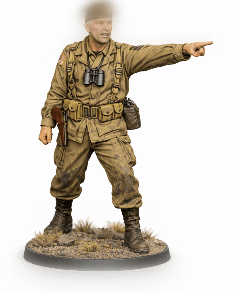 Bolt_Action_WW2_USA_Commander_Supported.stl 3d model