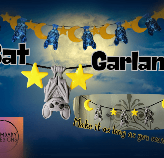 Bat Garland 3d model