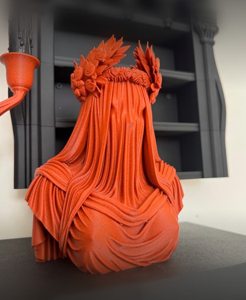 The Mourning Goddess Veil Bust Gothic Home Decor 3d model