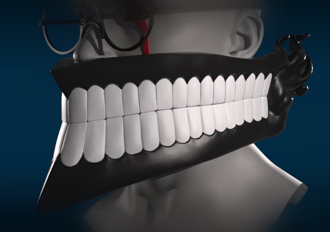 Dandadan Okarun Mask 3d model