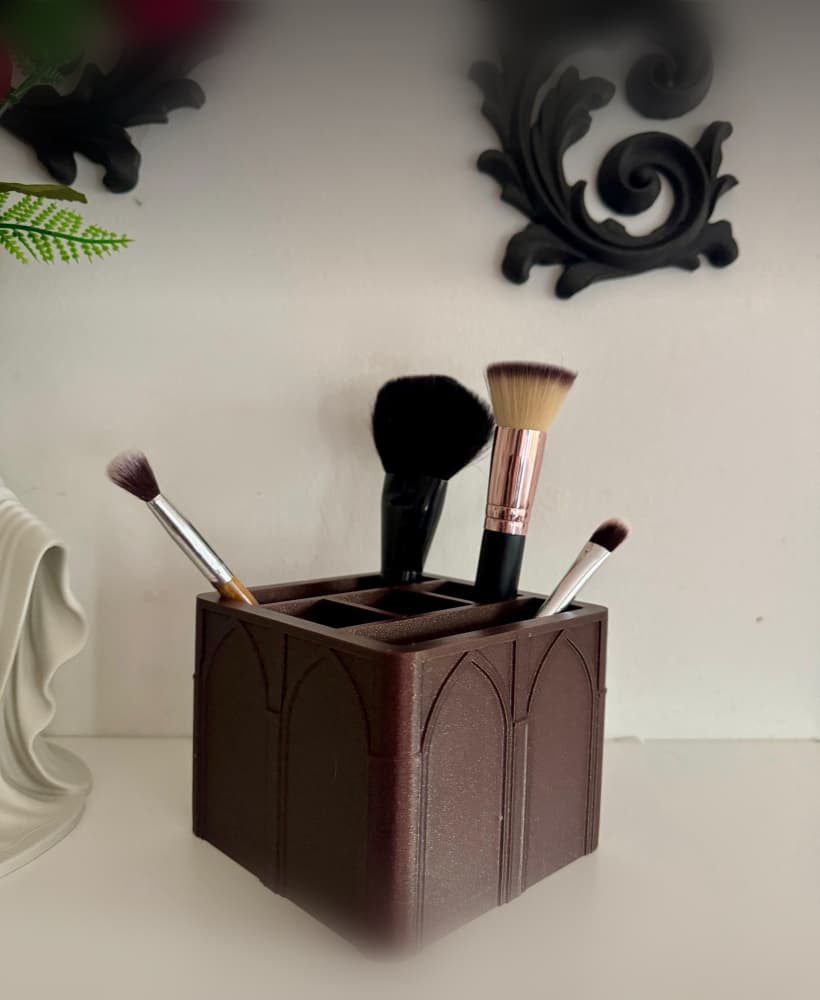 Modern Goth - Cubic Organizer Desk Organizer Makeup Organizer Cathedral 3d model
