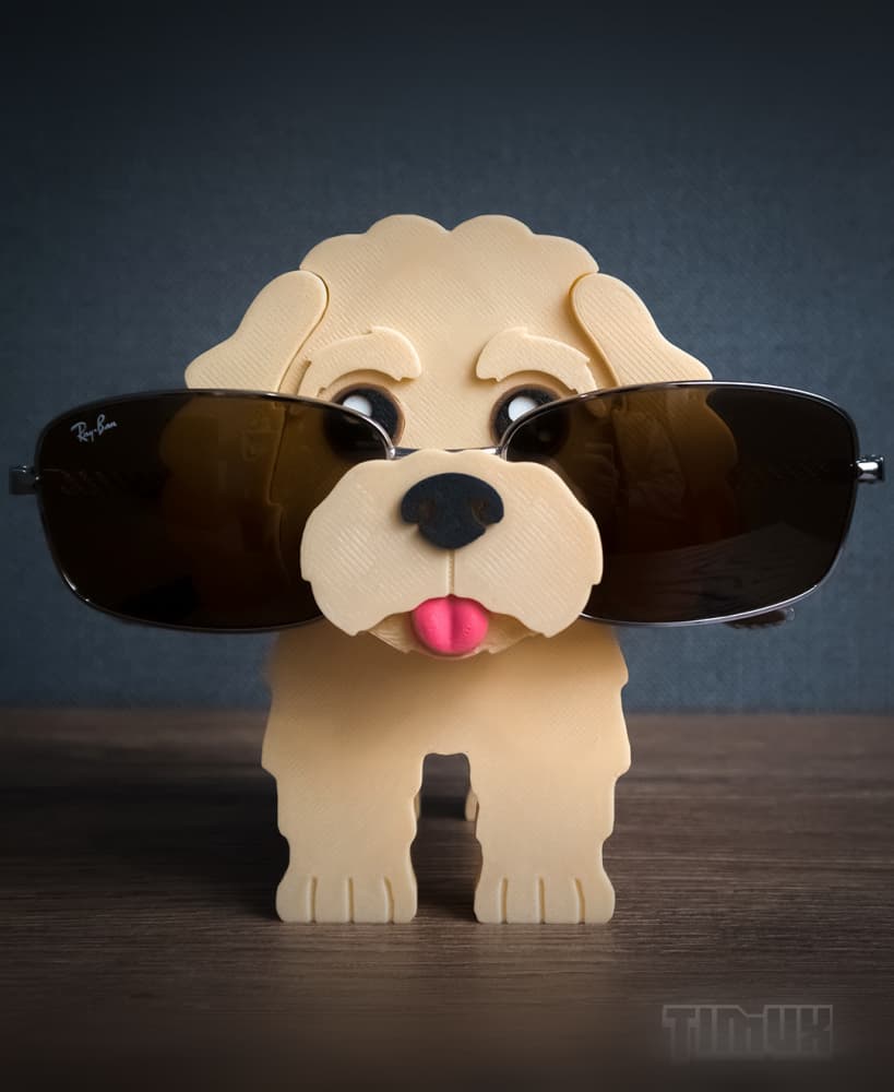 DOODLE GLASSES HOLDER 3d model