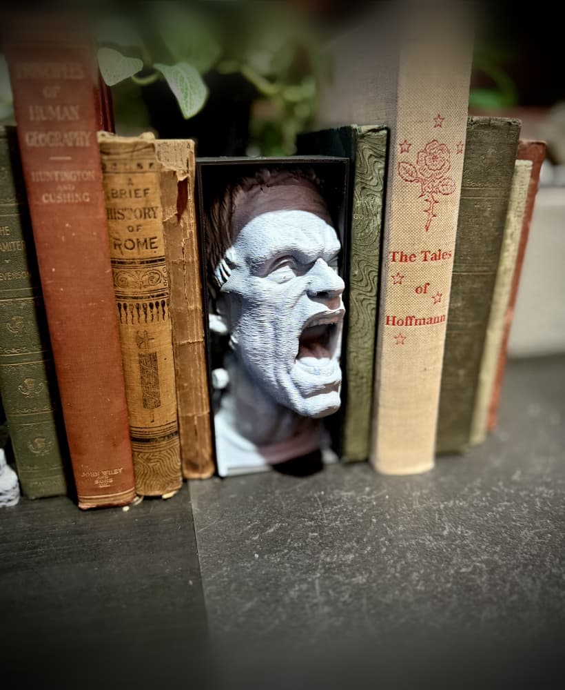 Frankenstein booknook 3d model