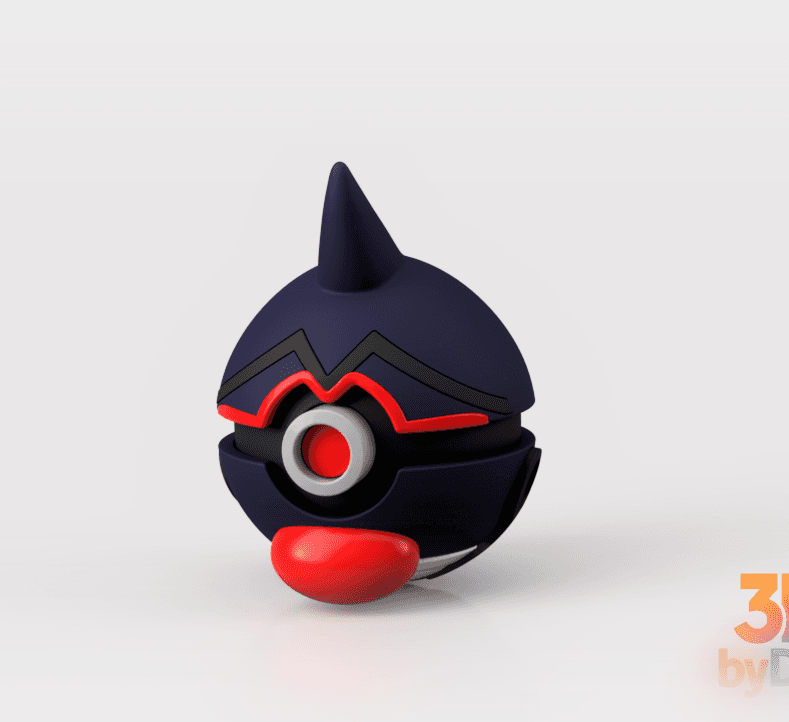 Toxicroak Poke Ball 3d model