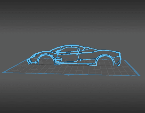 Pagani - Utopia Wall Art 3d model