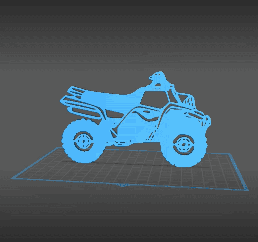 Yamaha - Banshee Wall Art 3d model