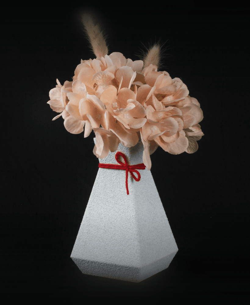 Alina Vase STL 3D Print File, Home Decor Vase for Plants and Flowers 3d model