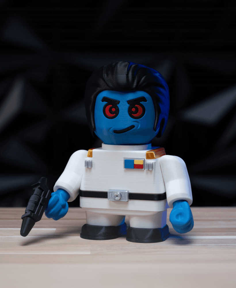 Admiral Chunk - Star Wars Thrawn Kit | No Supports, No AMS, No Glue 3d model