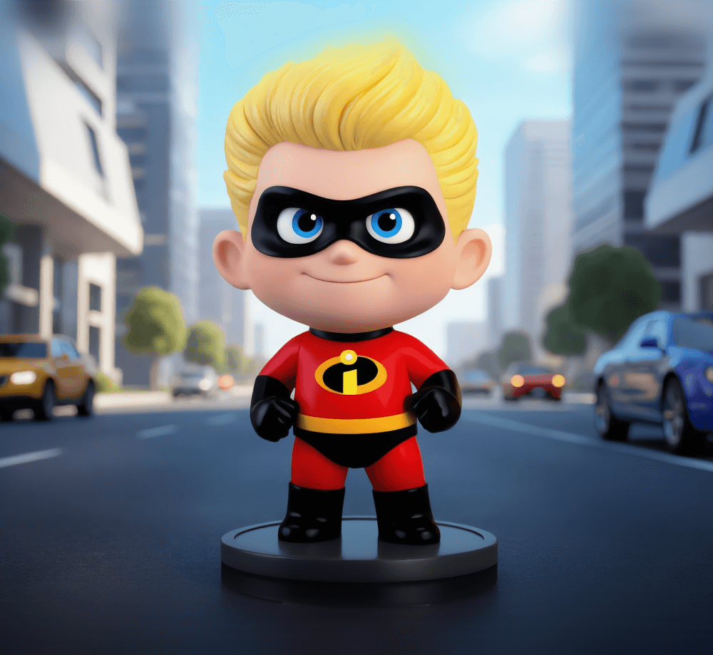 The Incredibles Dash Parr 3d model