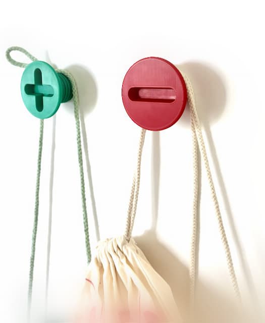 Kids Coat Wall Hook 3d model