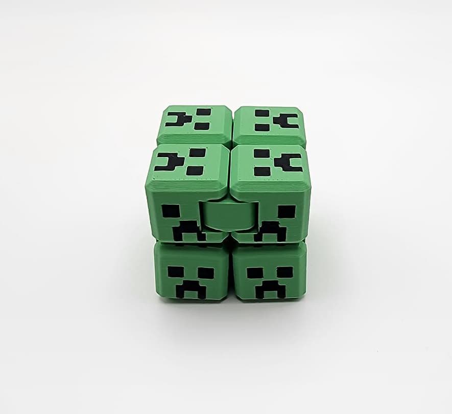 Creeper Fidget Cube 3d model