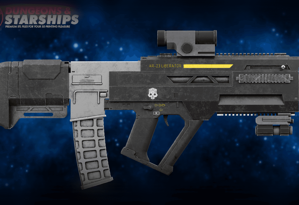 AR-23 Liberator Reloaded - Helldivers 2 3d model