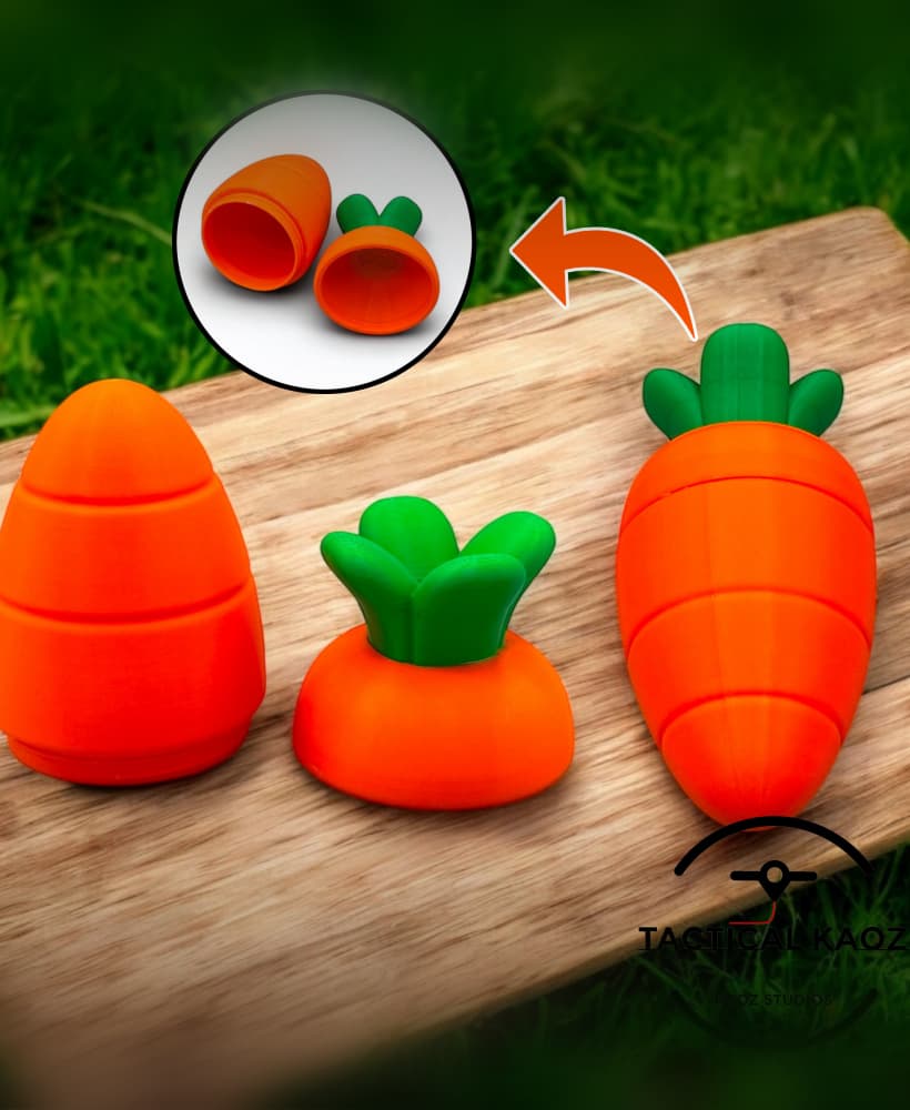 Twist & Store Carrot Container 3d model