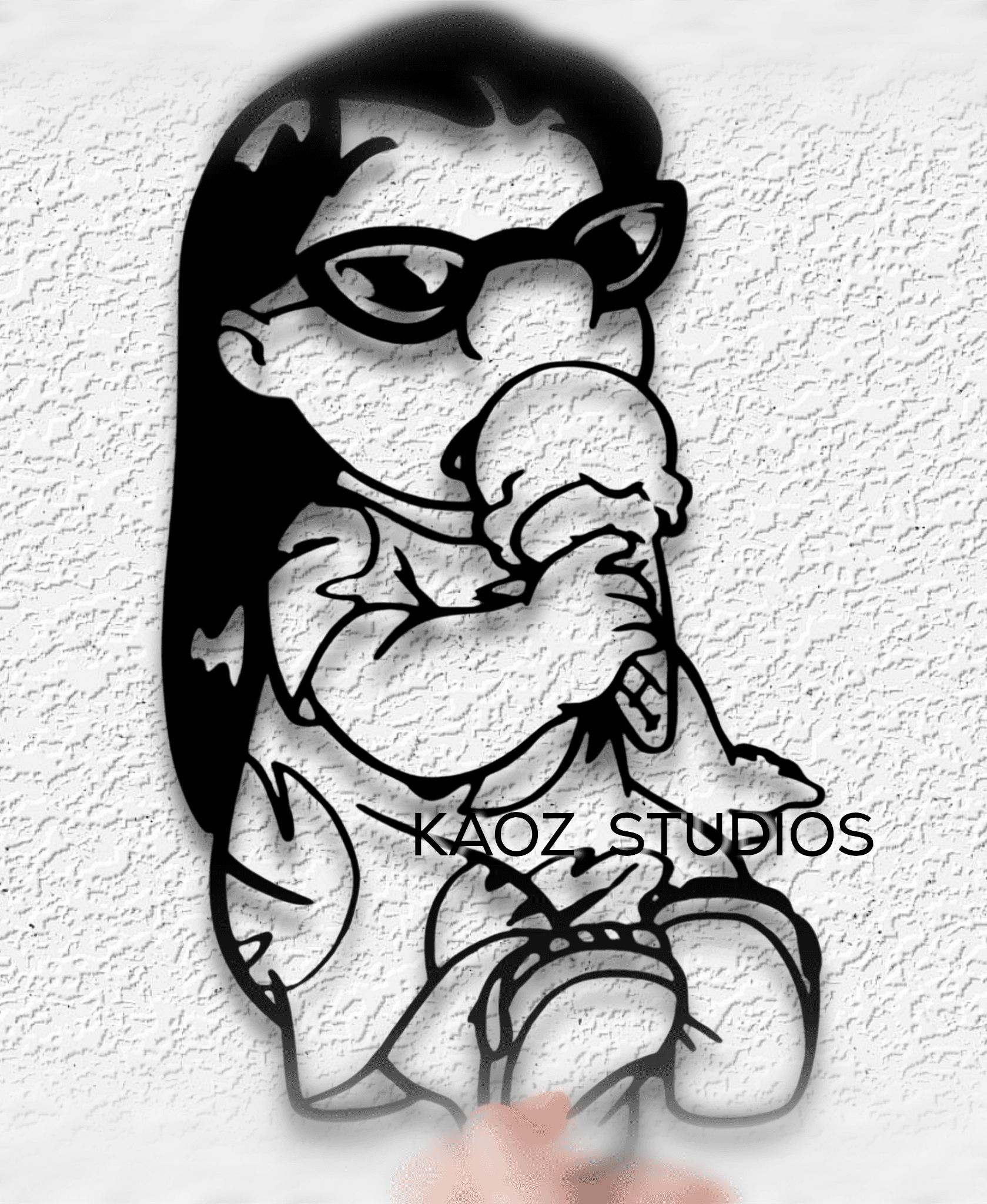 Lilo and Stitch wall art Icecream wall decor disney fanart decoration 3d model