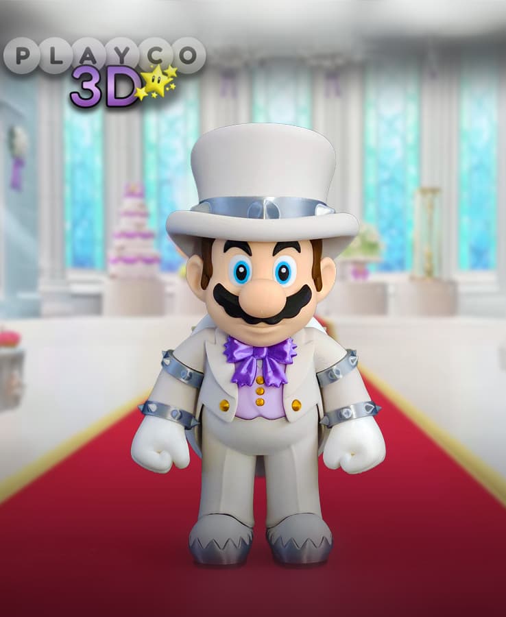 Wedding Mario (Bowser) 3d model
