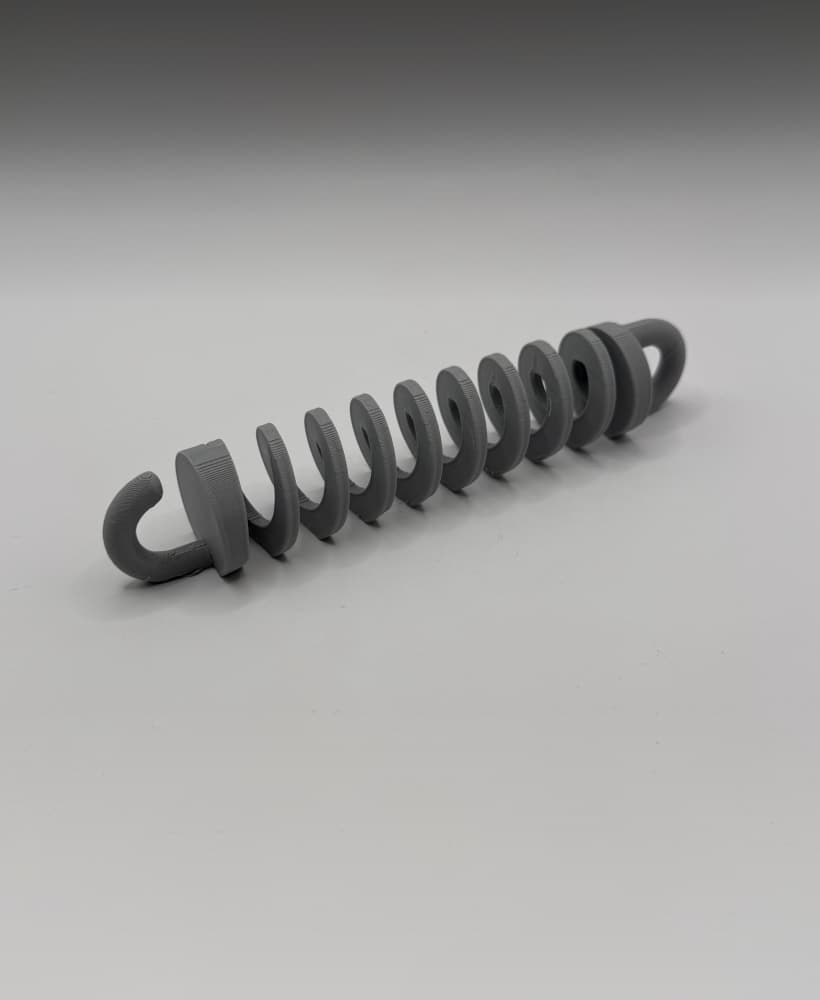 Tension Spring (No Support) 3d model