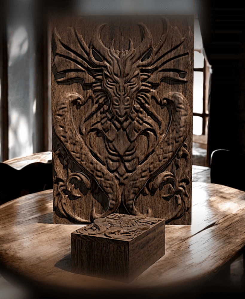Dragon Head Box 3d model