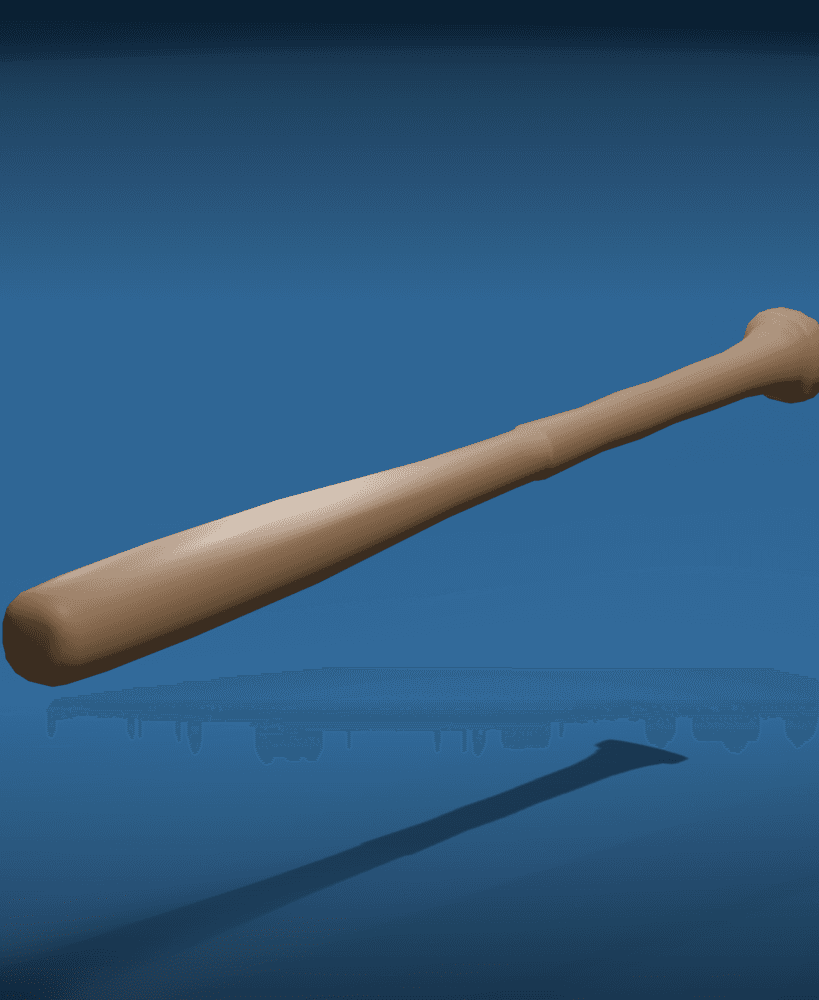 Baseball Bat v2 3d model