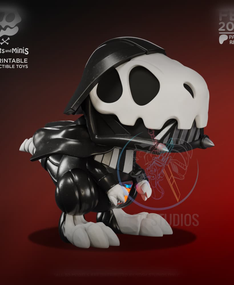 Boney Darth Vader 3D Printer STL file 3d model