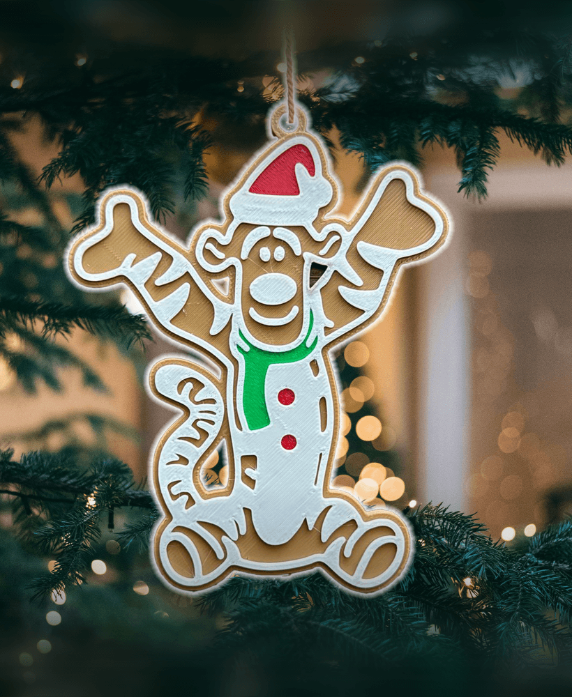 Tigger Winnie The Pooh Christmas Ornament 3d model