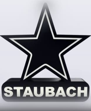 Dallas Cowboys Sign – LED Strip Compatible 3d model