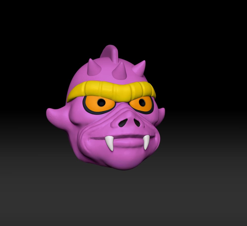 Baddrah Head MOTU Classics 3d model