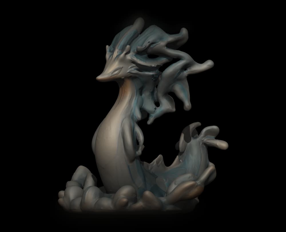 Aqua Master: Aquamorph, the Water Serpent - FREE For Personal Use 3d model