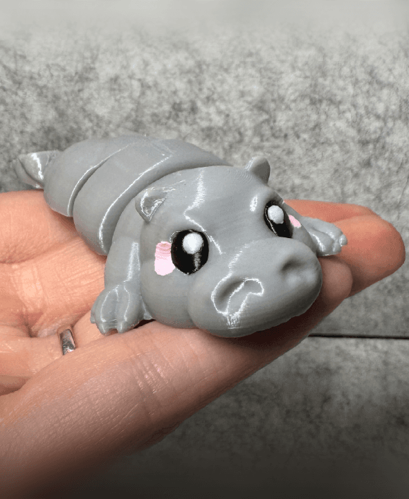 Hippo Booty Flexi 3d model