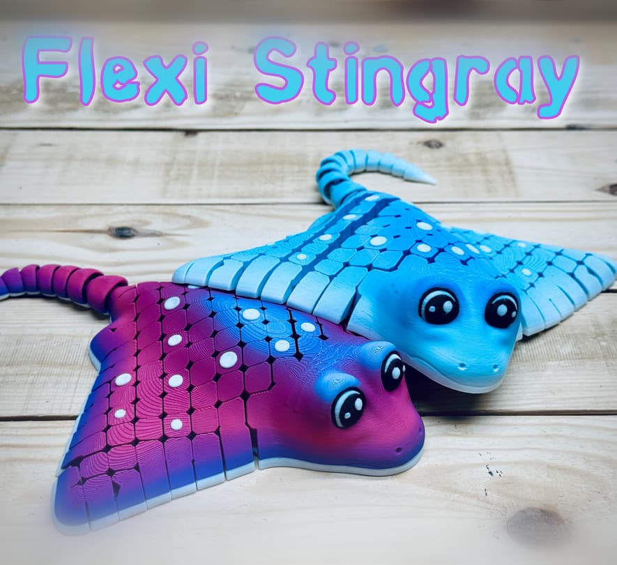 Flexi Stingray 3d model
