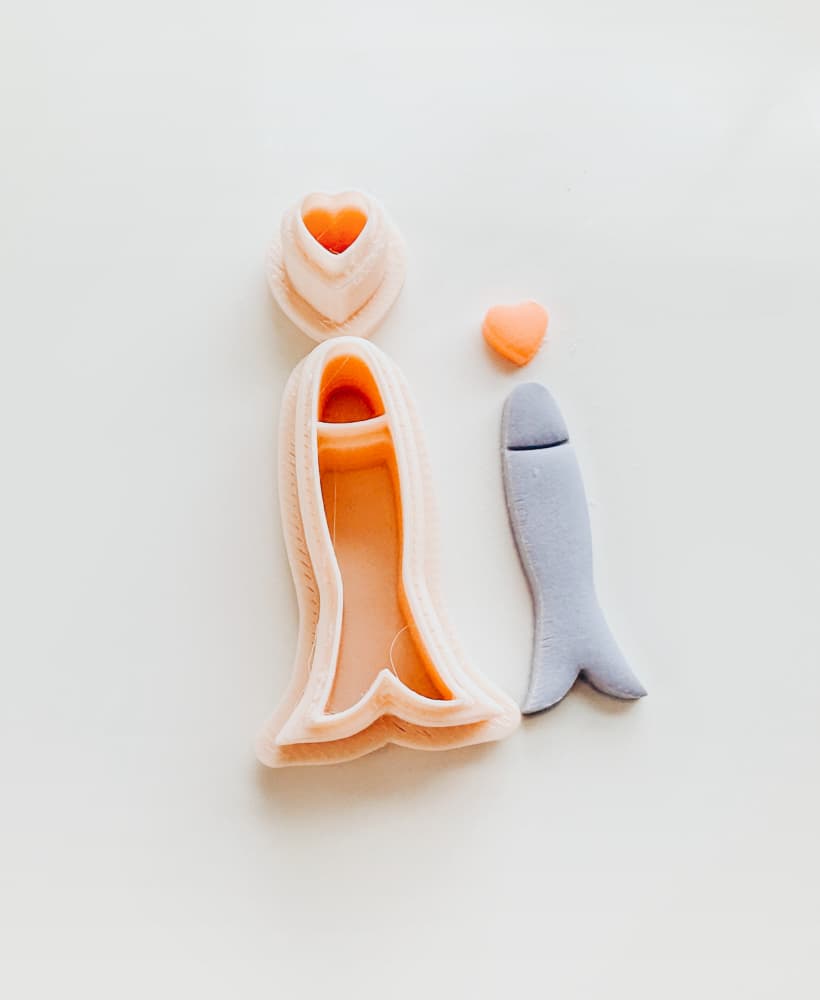 Fish and Heart Set 3d model