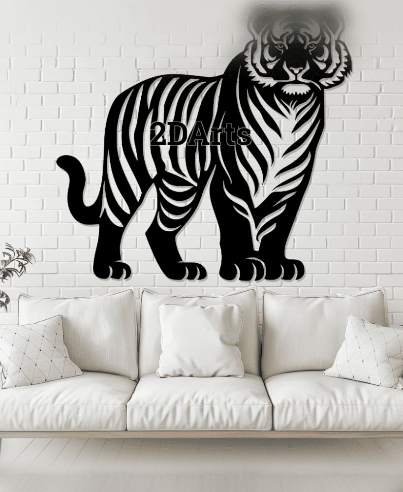 Tiger 2D Wall Art/Window Art 3d model