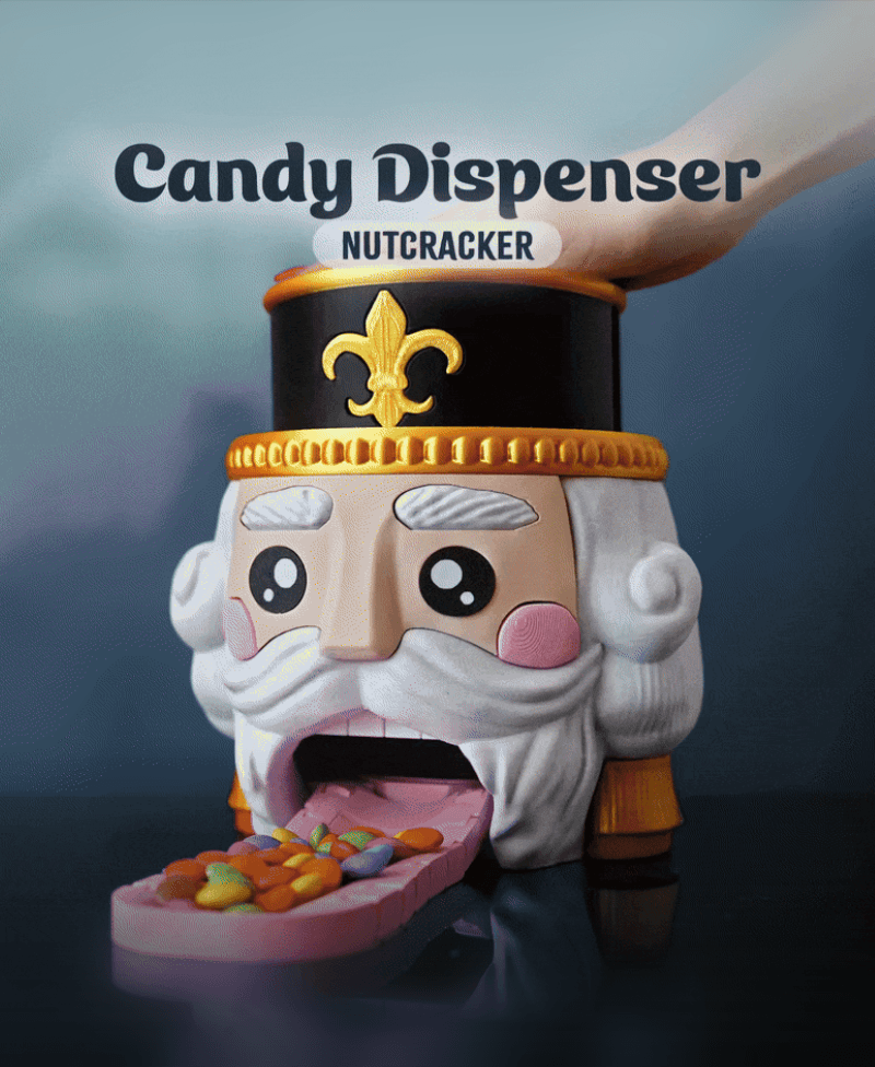 Nutcracker Candy Dispenser 3d model