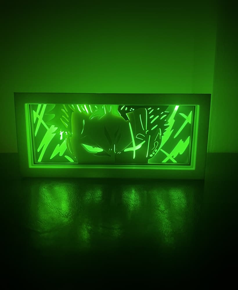 One Piece - Zoro LED Lightbox 3d model