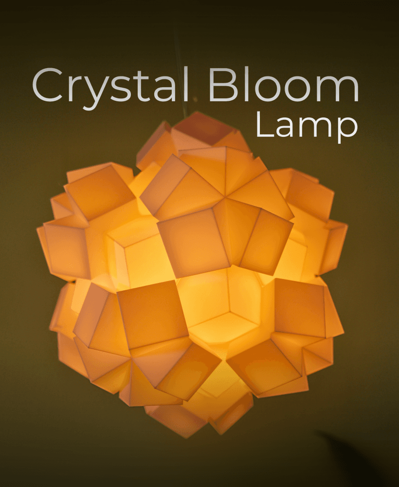 Crystal Bloom Lamp for the Ceiling 3d model