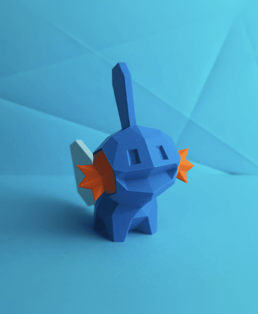 Mudkip Low Poly Pokemon 3d model