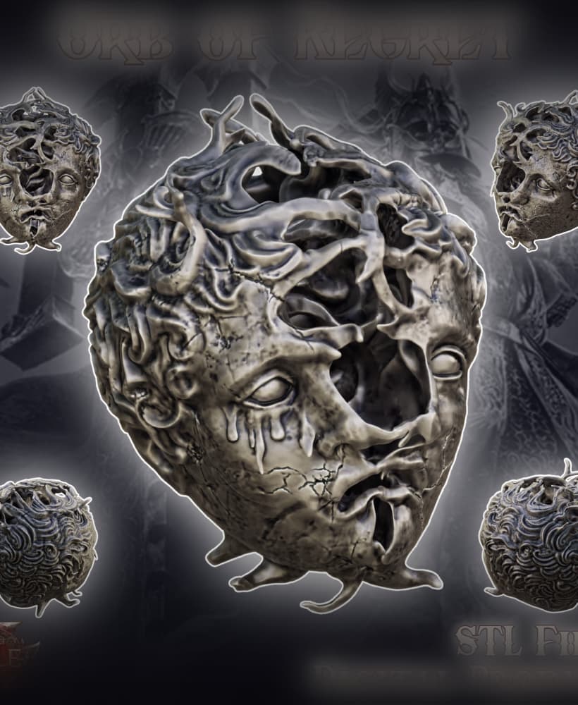 Fantasy Orb of Regret Path of Exile Currency 3d model