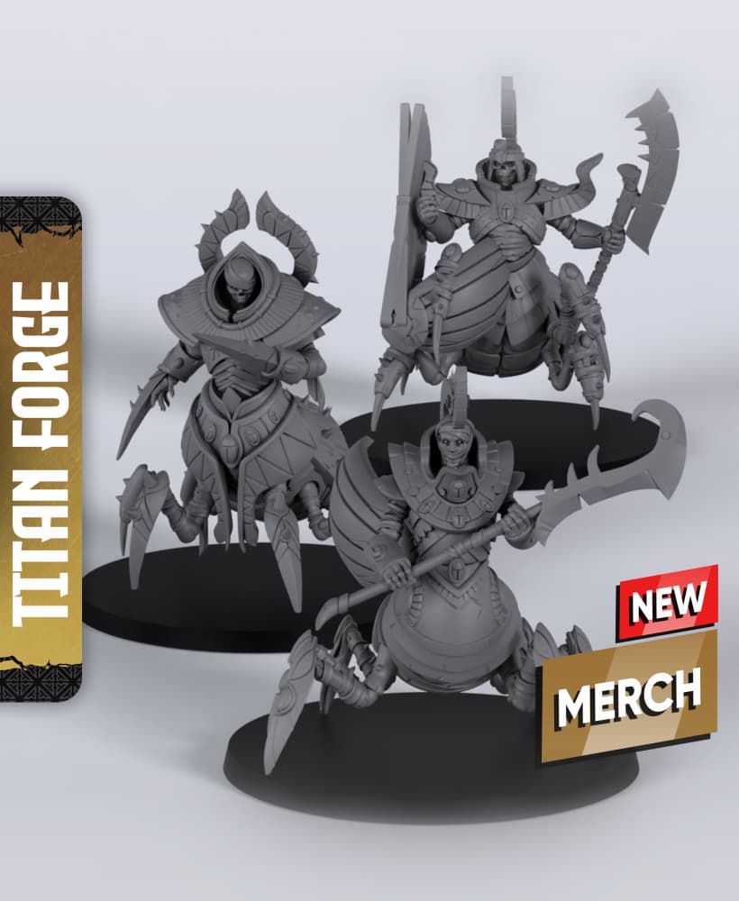 Jeweled Scarabaeus - With Free Dragon Warhammer - 5e DnD Inspired for RPG and Wargamers 3d model
