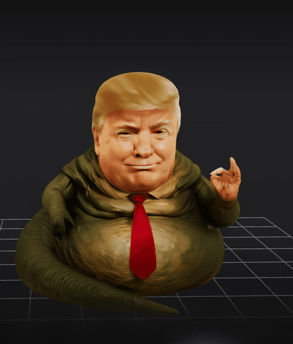 Jabba the Trump 3d model