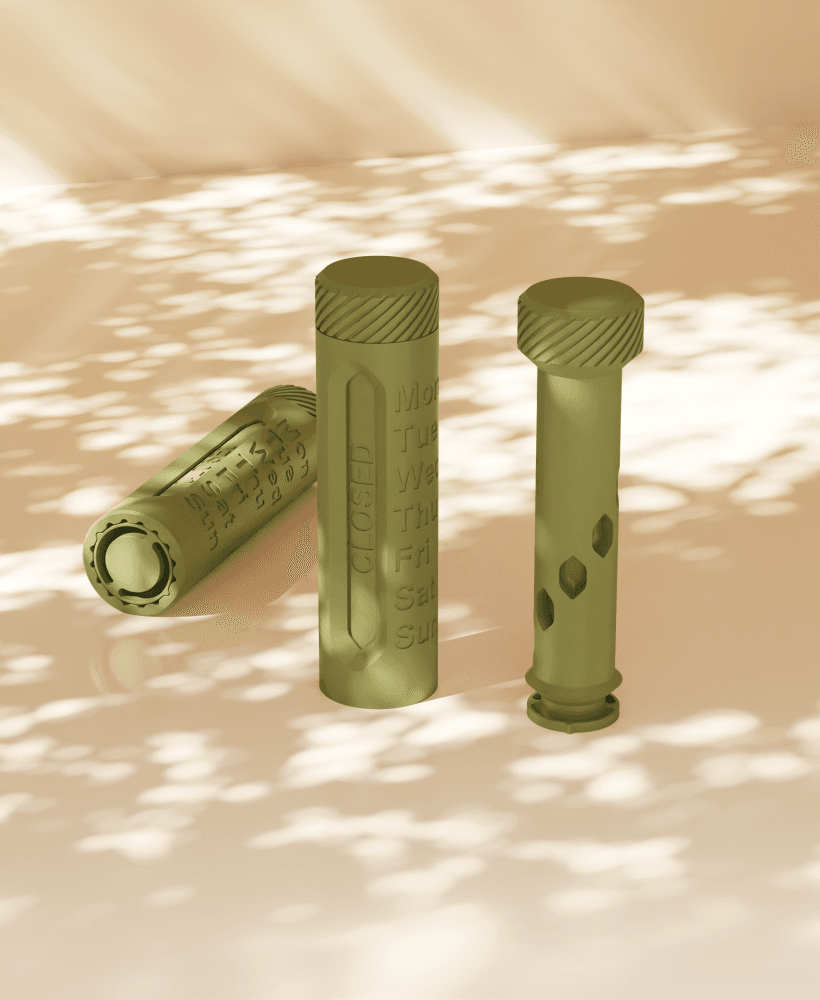 Daily Pill Organizer Bottle 3d model