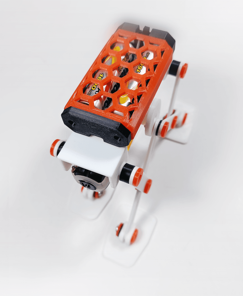 AA Battery Holders – With Switch and Power Hub 3d model