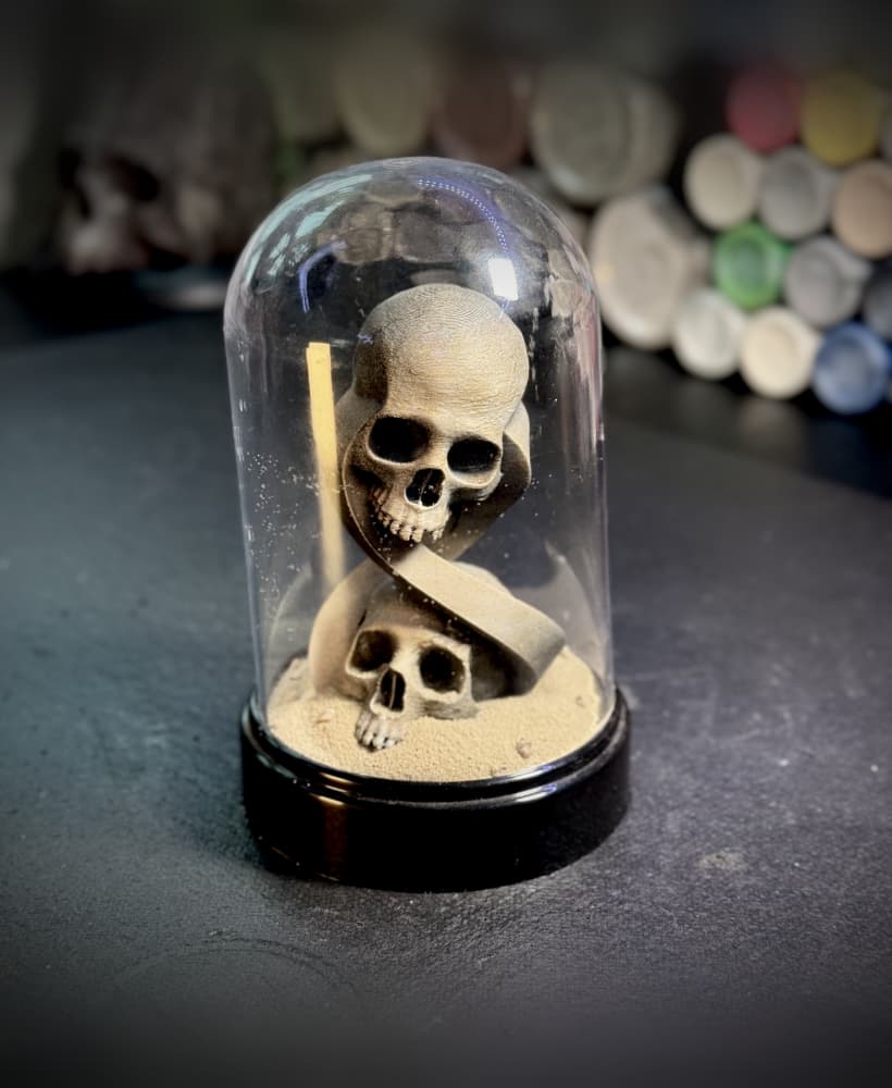Sands of mortality - Skull decor 3d model